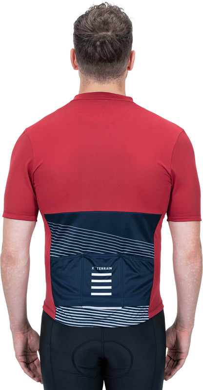 CUBE Atx Jersey Full Zip S/S Red