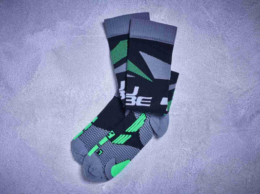 CUBE Socks Action Essentials Black/Grey/Green