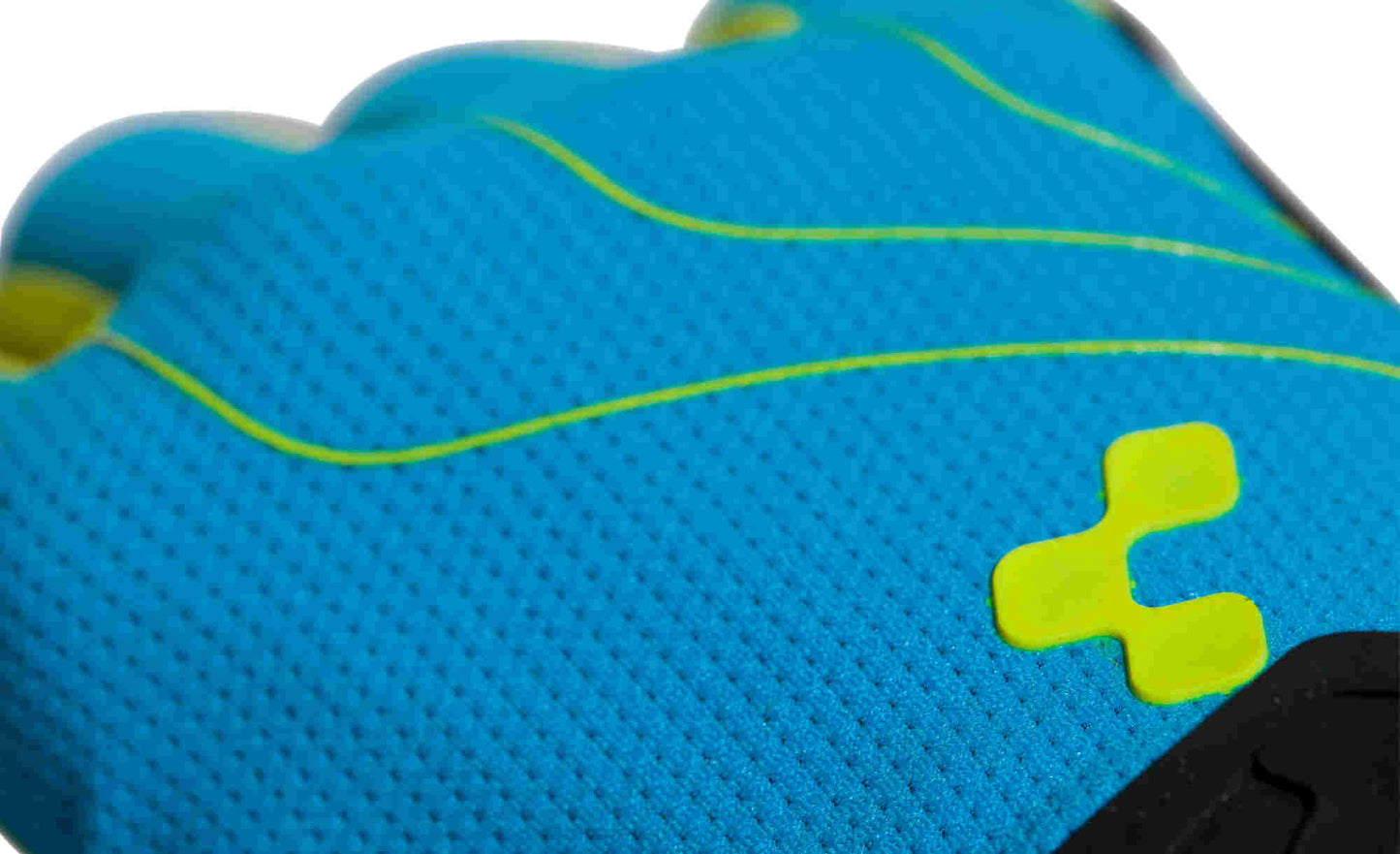 CUBE Gloves Natural Fit Ltd Longfinger Blue/Lime/Blk