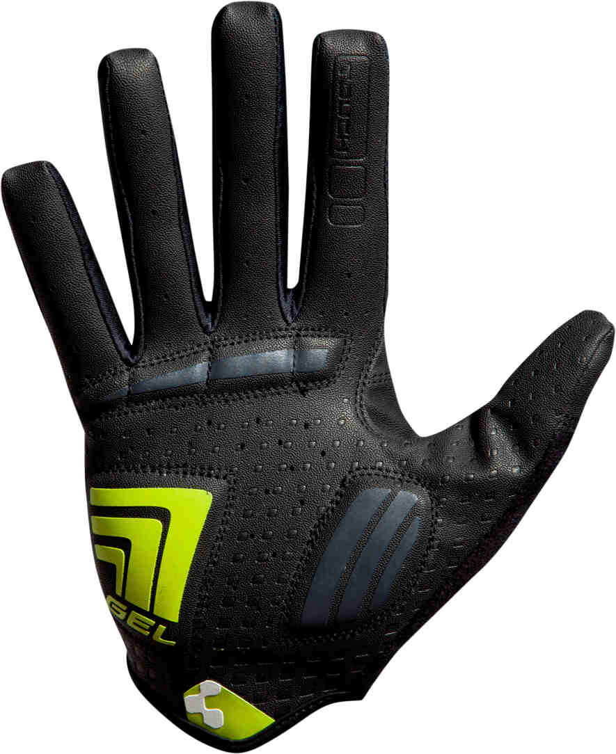 CUBE Natural Fit Gloves Touch Long Finger Lime/Blk