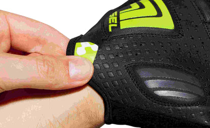 CUBE Natural Fit Gloves Touch Long Finger Lime/Blk