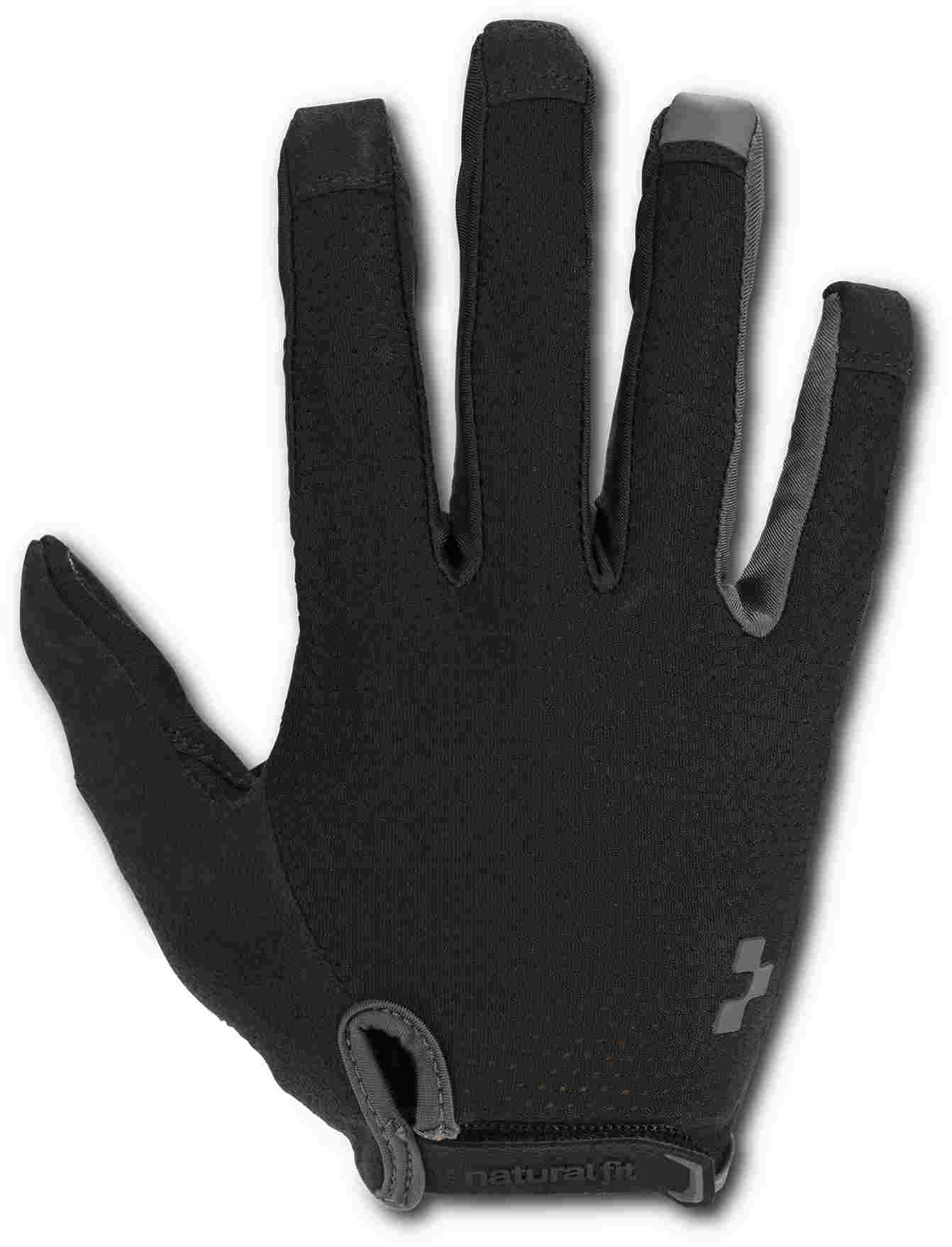 CUBE Natural Fit Gloves Long Finger Blackline