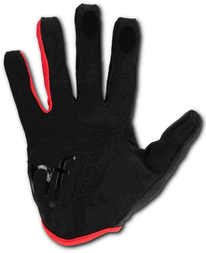 CUBE Natural Fit Gloves Long Finger Grey/Red