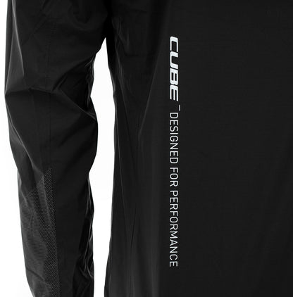 CUBE Blackline Rain Jacket Black