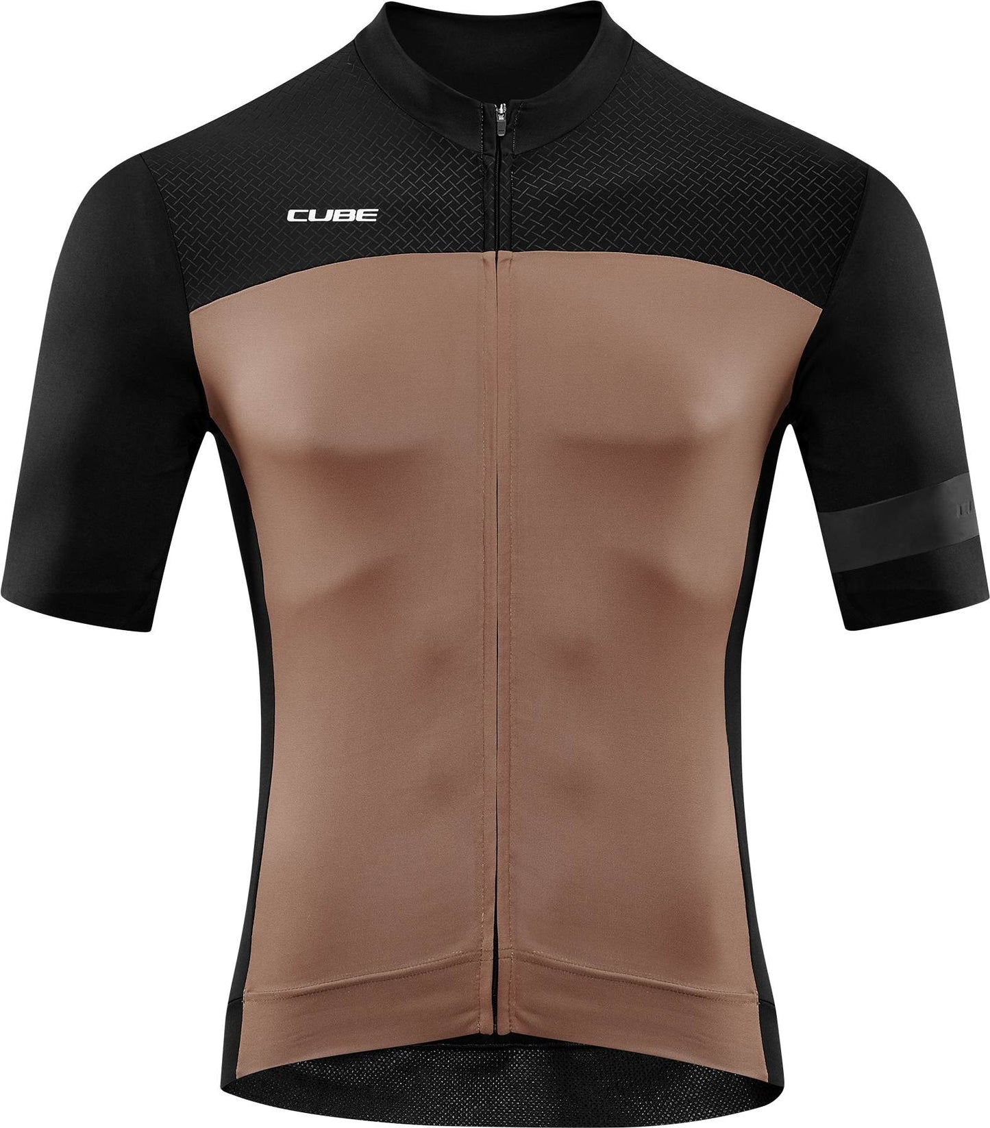 CUBE Blackline Jersey S/S Black/Brown