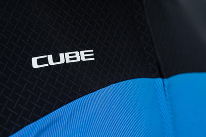 CUBE Blackline Jersey S/S Blue Pattern