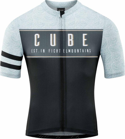 CUBE Blackline Jersey Cmpt S/S Grey/Blue