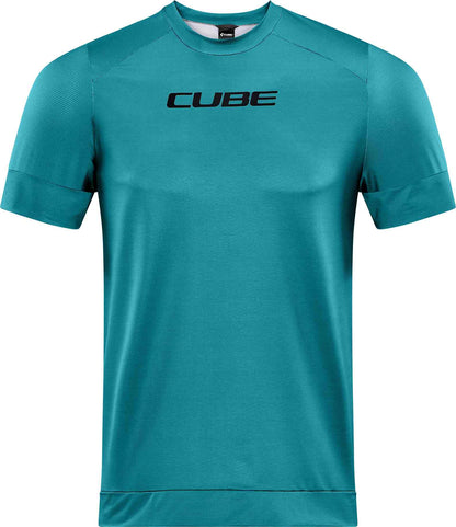 CUBE Atx Round Neck Jersey S/S Light Blue