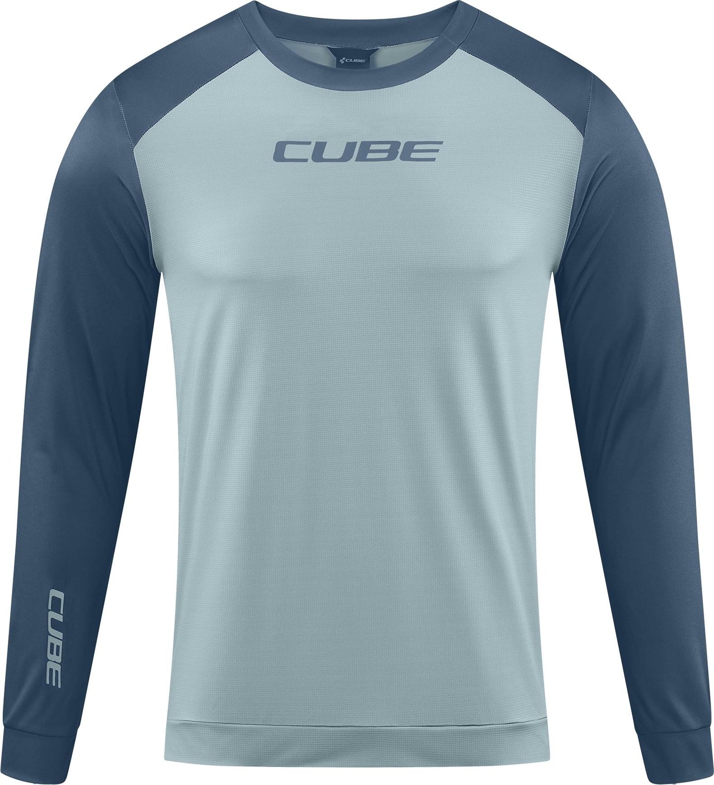 CUBE Atx Round Neck Jersey L/S Grey/Anthracite