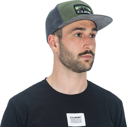 CUBE Cap Tm Olive/Grey