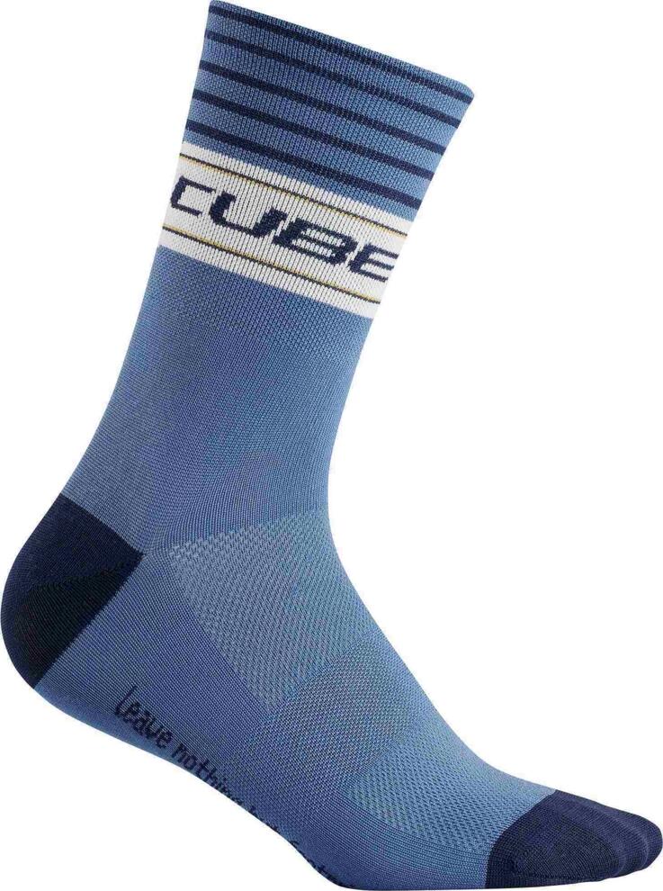 CUBE Socks High Cut Blackline Blue