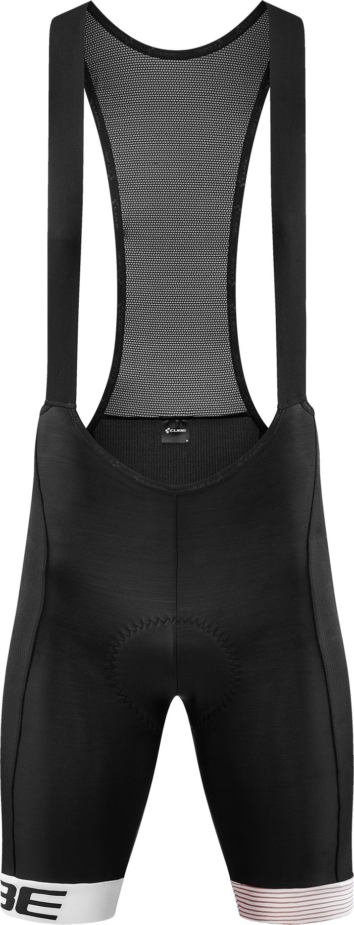 CUBE Teamline Bib Shorts Black/White