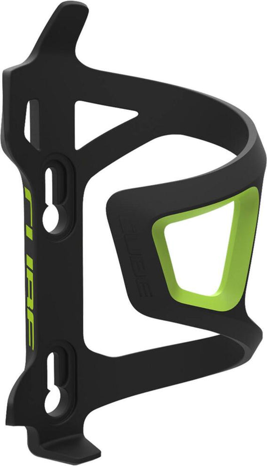 CUBE Bottle Cage Hpp Left-Hand Sidecage Blk/Green