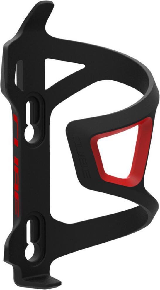 CUBE Bottle Cage Hpp Left-Hand Sidecage Black/Red