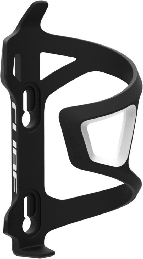CUBE Bottle Cage Hpp Left-Hand Sidecage Blk/White