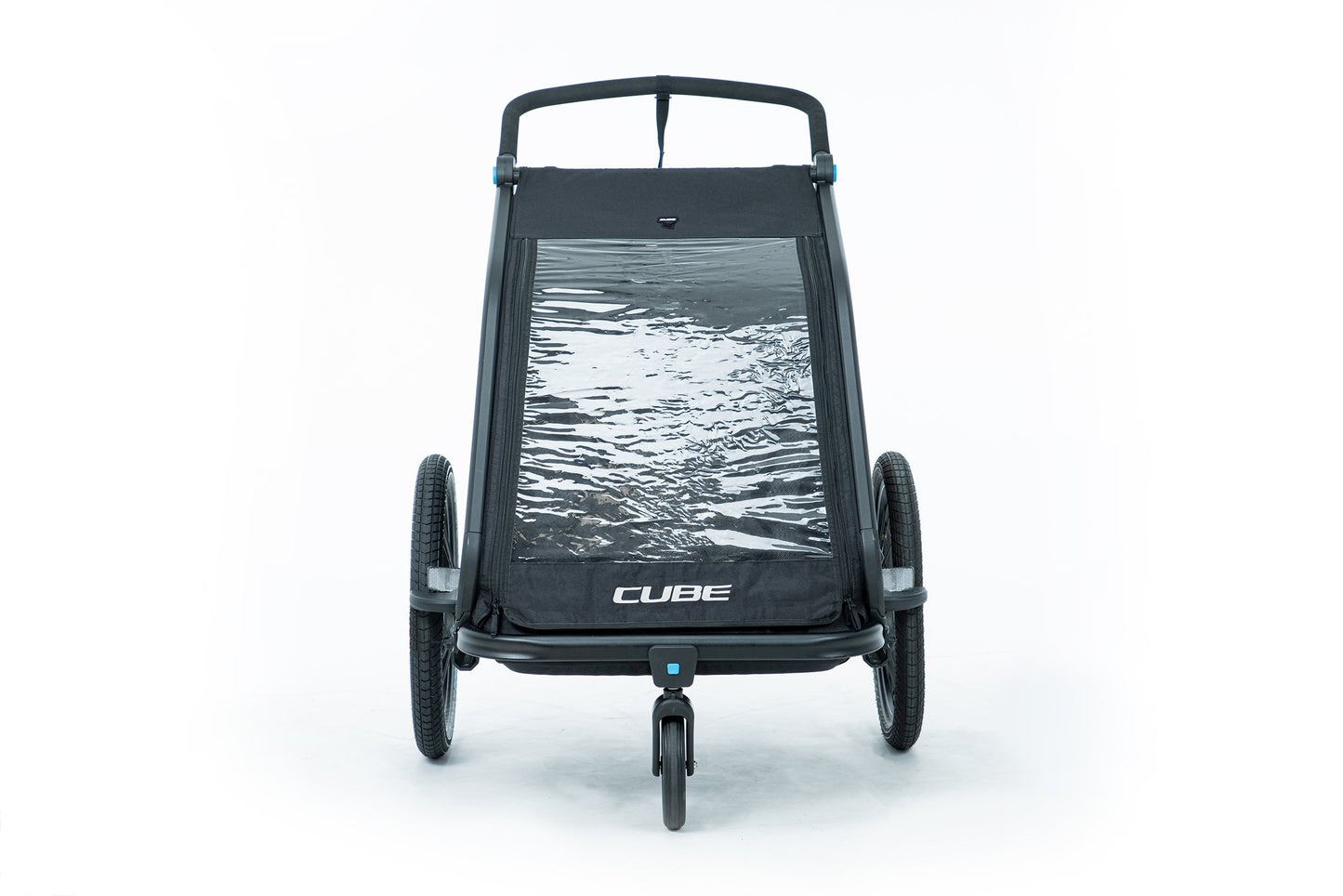 CUBE Kids Trailer Double Cmpt Black