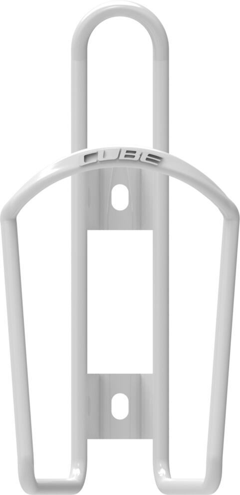 CUBE Bottle Cage Hpa Glossy White