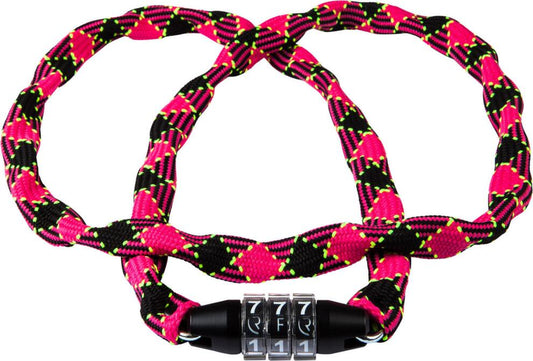 RFR Chain Combination Lock Jr. Neon Pink/Blk