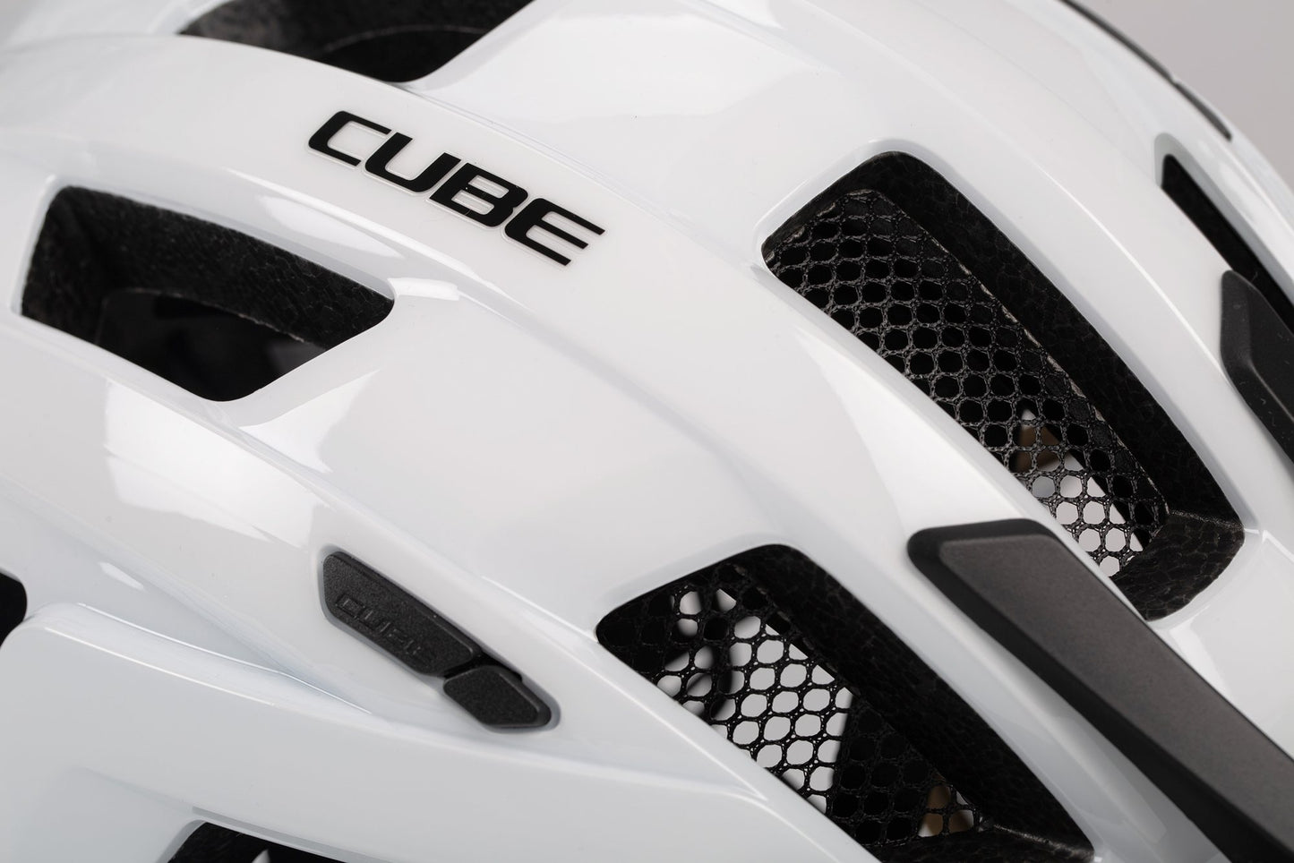CUBE Helmet Steep Glossy White