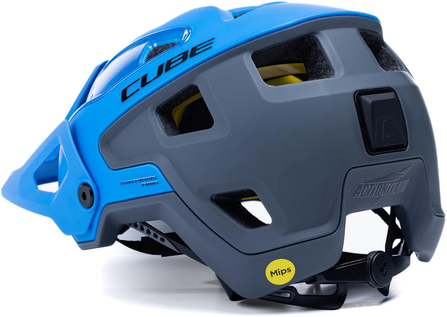 CUBE Helmet Strover X Actionteam Blue/Grey