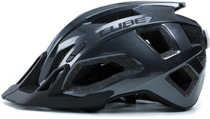 CUBE Helmet Quest Glossy Iridium Black