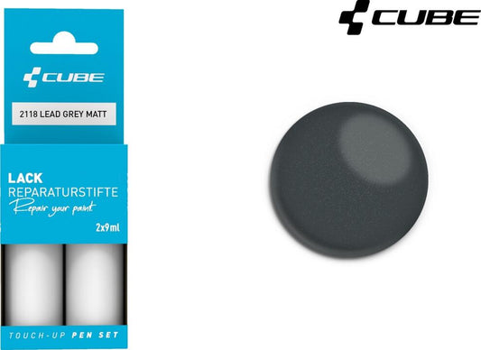 CUBE Touch Up Pen Set Lead Grey Matt 2118