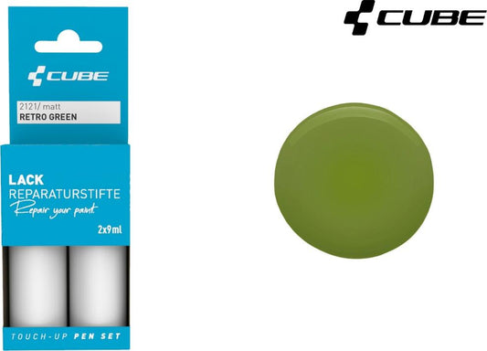 CUBE Touch Up Pen Set Retro Green Matt 2121