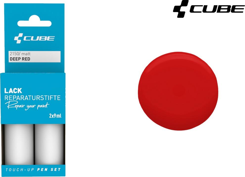 CUBE Touch Up Pen Set Deep Red Matt 2150