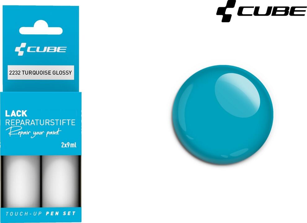 CUBE Touch Up Pen Set Turquoise Glossy 2238