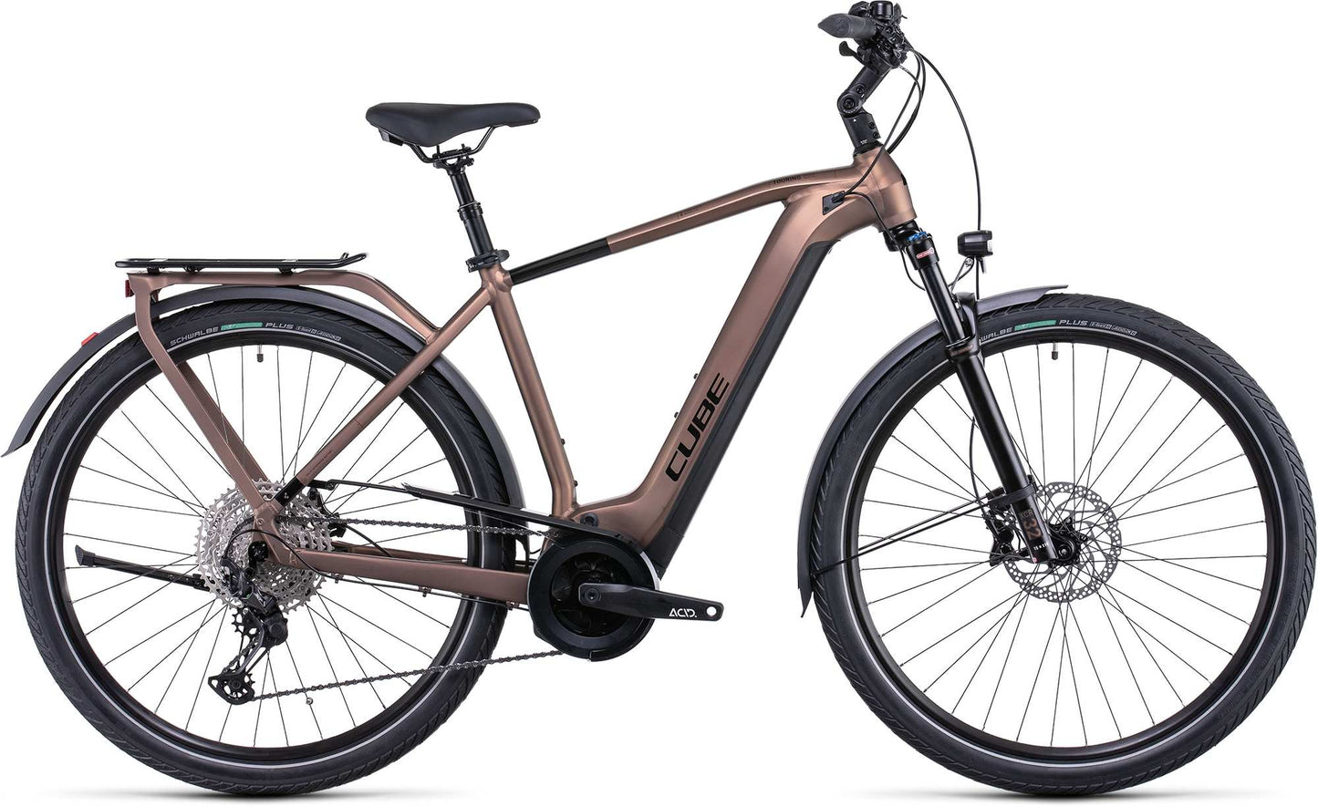 CUBE Touring Hybrid Exc 500 Mocha/Black 2022