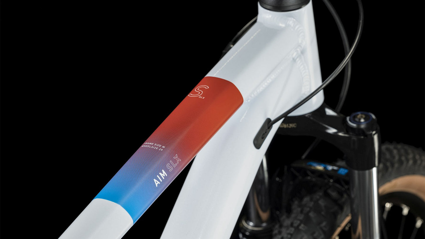 CUBE Aim Slx White/Blue/Red