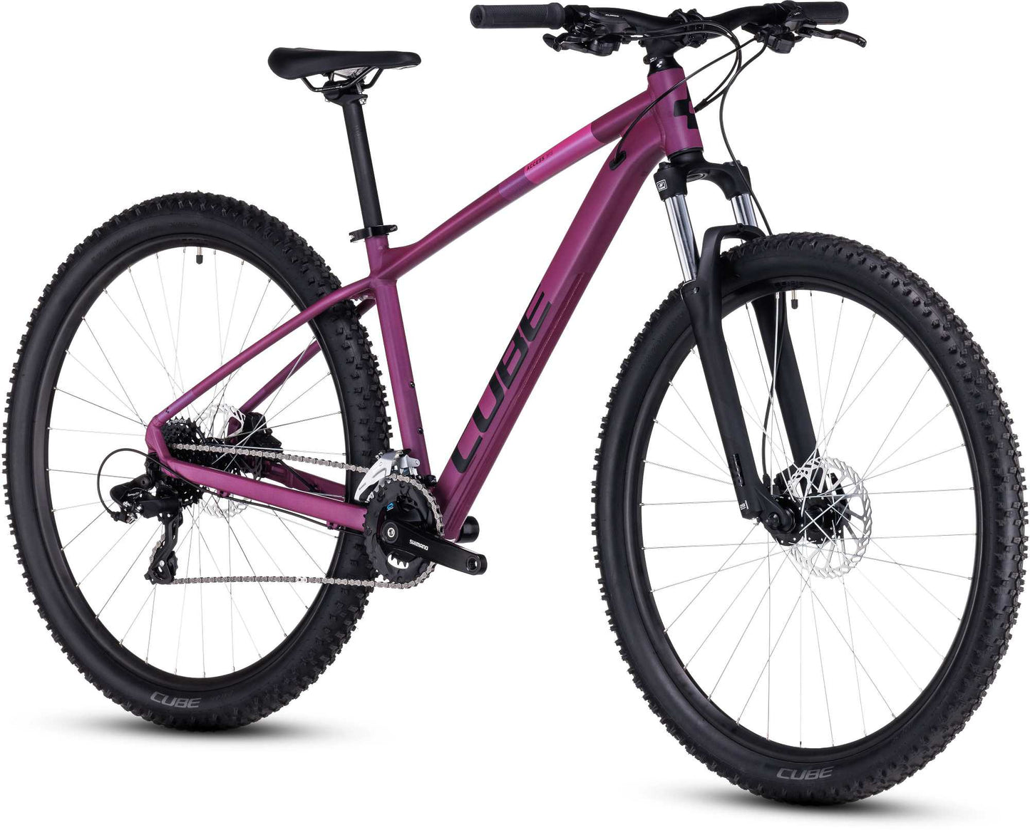 CUBE Access Ws Darkpurple/Pink