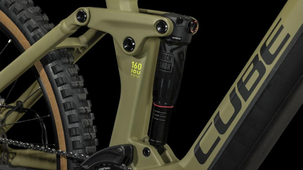 CUBE Stereo Hybrid 160 Hpc Race 750 27.5 Olive/Green