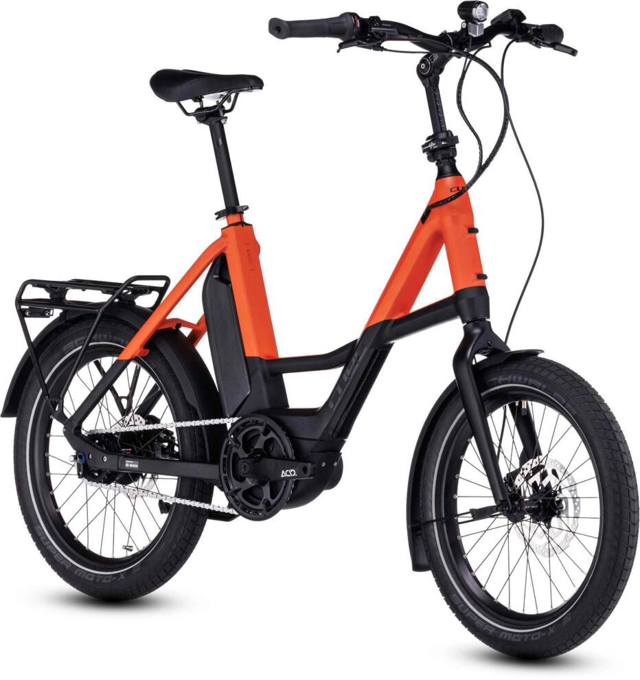 CUBE Compact Hybrid 500 Black/Sparkorange